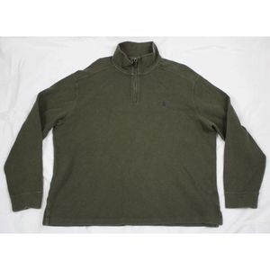 Polo Ralph Lauren Men's Long Sleeve 1/4 Zip Pullover Shirt Size XL‎